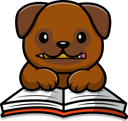 پیش‌نمایش فایل dog-with-book-and-pencil-11094392 از پک سگ