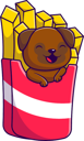 پیش‌نمایش فایل dog-with-french-fries-11094394 از پک سگ