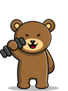 پیش‌نمایش فایل bear-lifting-dumbbell-11203337 از پک حیوان در حال بلند کردن دمبل