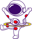 پیش‌نمایش فایل astronaut-playing-hulahoop-11313330 از پک فضانورد