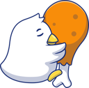 پیش‌نمایش فایل chick-hugging-fried-chicken-11325660 از پک جوجه