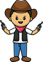 پیش‌نمایش فایل cowboy-holding-gun-11609975 از پک حرفه‌های مردم
