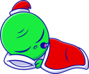 پیش‌نمایش فایل alien-sleeping-with-pillow-and-blanket-11733922 از پک بیگانه