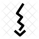 پیش‌نمایش فایل zigzag-arrow-9338966 از پک جهت پیکان