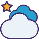 پیش‌نمایش فایل star-and-clouds-2065740 از پک آب و هوا