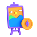 پیش‌نمایش فایل nft-frame-art-5743376 از پک متاورس
