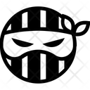 پیش‌نمایش فایل angry-ninja از پک ایموجی‌های خطی