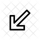 پیش‌نمایش فایل lower-left-2 از پک جهت و پیکان‌ها – سبک خطی – جلد ۱