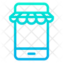 پیش‌نمایش فایل mobile-kiosk از پک تبلیغ – سبک خطی گرادیانی