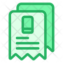 پیش‌نمایش فایل phone-bills-2 از پک تبلیغ – سبک خطی تک‌رنگ
