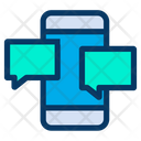 پیش‌نمایش فایل mobile-chat-72 از پک تبلیغات – سبک خطی رنگی