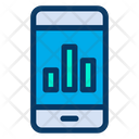 پیش‌نمایش فایل mobile-graph-85 از پک تبلیغات – سبک خطی رنگی