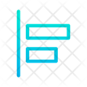 پیش‌نمایش فایل horizontal-left-align-2 از پک هم‌ترازی و ابزارها – سبک خطی گرادیانی