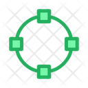 پیش‌نمایش فایل selection-circle از پک هم‌ترازی و ابزارها – سبک خطی تک‌رنگ رنگی