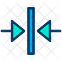 پیش‌نمایش فایل move-horizontal-center-4 از پک هم‌ترازی و ابزارها – سبک خطی رنگی