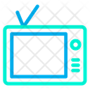 پیش‌نمایش فایل television-300 از پک لوازم خانگی – سبک خطی رنگی