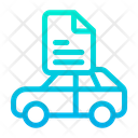 پیش‌نمایش فایل car-document-4 از پک خودرو و خدمات – سبک خطی گرادیانی