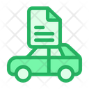 پیش‌نمایش فایل car-document-7 از پک خودرو و خدمات – سبک خطی تک‌رنگ
