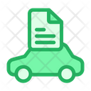 پیش‌نمایش فایل car-document-8 از پک خودرو و خدمات – سبک خطی تک‌رنگ