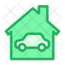 پیش‌نمایش فایل car-home-5 از پک خودرو و خدمات – سبک خطی تک‌رنگ