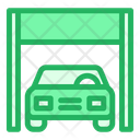 پیش‌نمایش فایل garage-287 از پک خودرو و خدمات – سبک خطی تک‌رنگ