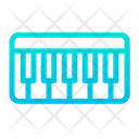 پیش‌نمایش فایل piano-keyboard-23 از پک نوزاد – سبک خطی گرادیانی