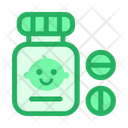 پیش‌نمایش فایل baby-medicine-2 از پک نوزاد – سبک خطی تک‌رنگ