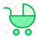 پیش‌نمایش فایل baby-stroller-19 از پک نوزاد – سبک خطی تک‌رنگ