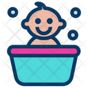 پیش‌نمایش فایل babby-tub-3 از پک نوزاد – سبک خطی رنگی