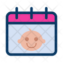 پیش‌نمایش فایل baby-birthday-calendar-3 از پک نوزاد – سبک خطی رنگی
