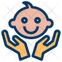 پیش‌نمایش فایل baby-caring از پک نوزاد – سبک خطی رنگی