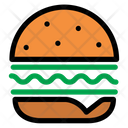 پیش‌نمایش فایل burger-556 از پک نانوایی و اقلام – سبک خطی رنگی