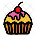 پیش‌نمایش فایل cupcake-522 از پک نانوایی و اقلام – سبک خطی رنگی