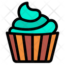 پیش‌نمایش فایل cupcake-524 از پک نانوایی و اقلام – سبک خطی رنگی