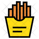 پیش‌نمایش فایل finger-chips-4 از پک نانوایی و اقلام – سبک خطی رنگی