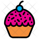 پیش‌نمایش فایل muffin-224 از پک نانوایی و اقلام – سبک خطی رنگی
