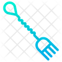 پیش‌نمایش فایل forks-tipped-spoon از پک بار – سبک خطی گرادیانی