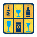 پیش‌نمایش فایل bar-counter-13 از پک بار – سبک خطی رنگی