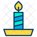 پیش‌نمایش فایل candle-962 از پک کریسمس – سبک خطی رنگی