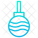 پیش‌نمایش فایل decoration-ball-49 از پک کریسمس – سبک خطی گرادیانی