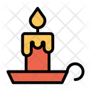 پیش‌نمایش فایل candle-978 از پک هالووین – سبک خطی تک‌رنگ
