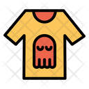 پیش‌نمایش فایل halloween-shirt-2 از پک هالووین – سبک خطی تک‌رنگ
