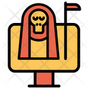 پیش‌نمایش فایل online-halloween-2 از پک هالووین – سبک خطی تک‌رنگ