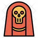 پیش‌نمایش فایل reaper-12 از پک هالووین – سبک خطی تک‌رنگ