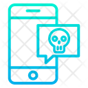 پیش‌نمایش فایل mobile-chat-77 از پک هالووین – سبک خطی گرادیانی