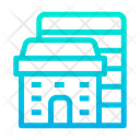 پیش‌نمایش فایل buildings-60 از پک ساختمان‌ها – سبک خطی گرادیانی