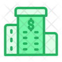 پیش‌نمایش فایل bank-1749 از پک ساختمان‌ها – سبک خطی تک‌رنگ