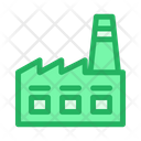 پیش‌نمایش فایل factory-869 از پک ساختمان‌ها – سبک خطی تک‌رنگ