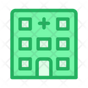 پیش‌نمایش فایل hospital-811 از پک ساختمان‌ها – سبک خطی تک‌رنگ