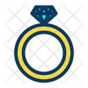 پیش‌نمایش فایل diamond-ring-74 از پک جشن و مهمانی – سبک خطی رنگی
